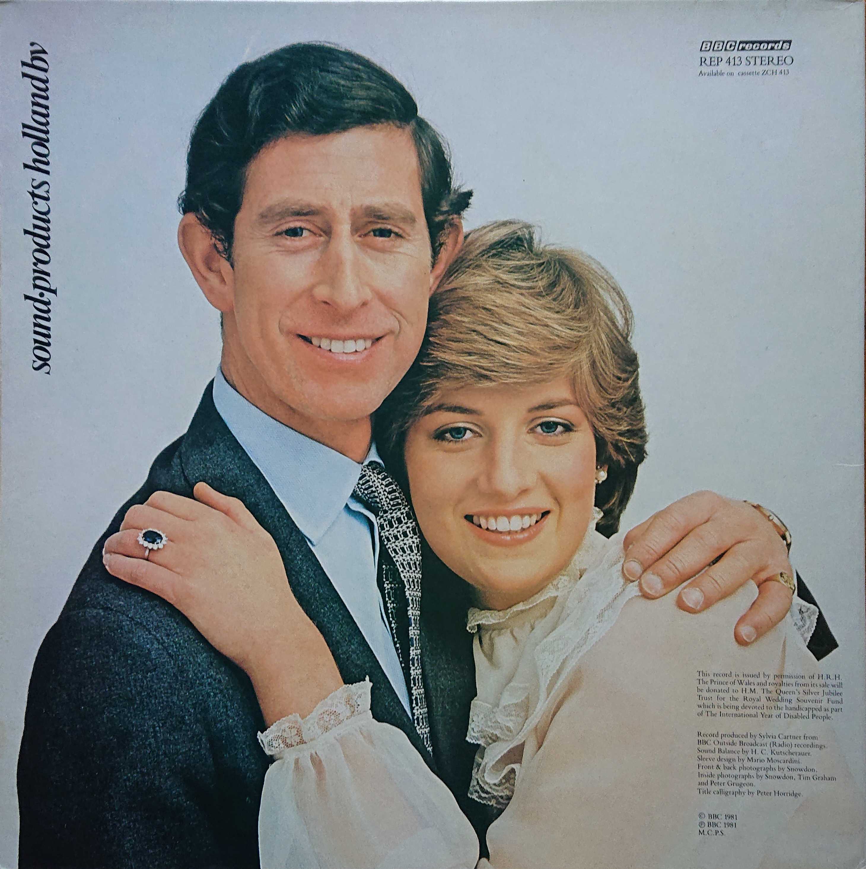 Picture of REP 413-iD The royal wedding - Prince Charles / Diana Spencer by artist Various from the BBC records and Tapes library